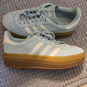 Adidas Gazelle Women's Light Blue Sneakers